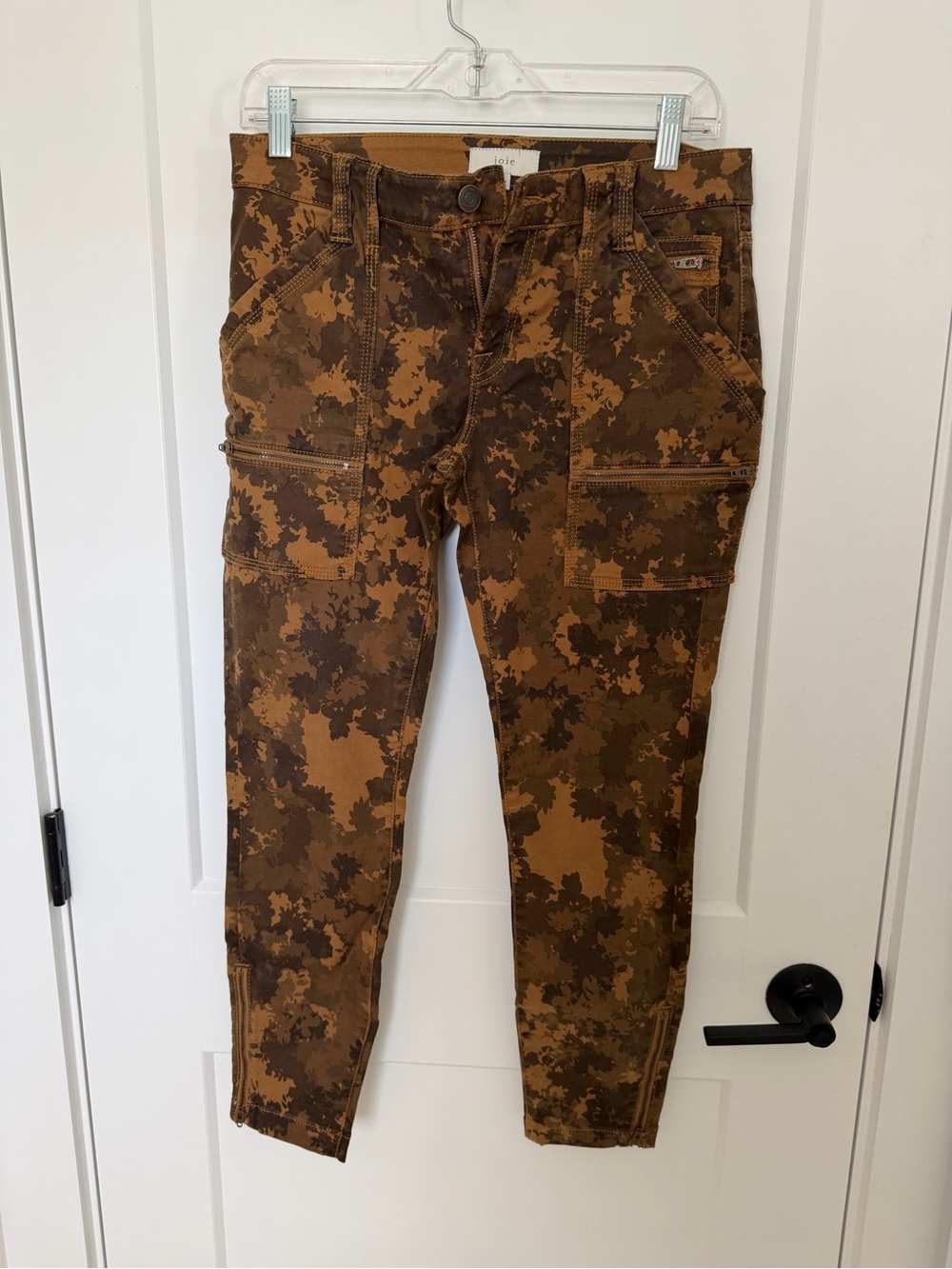 Joie Brown Camo Cargo Pants